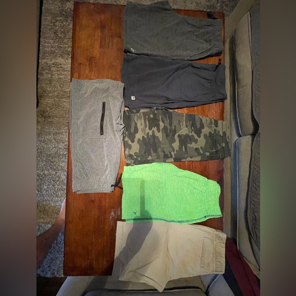 (6) Pairs Boys Shorts Size 12